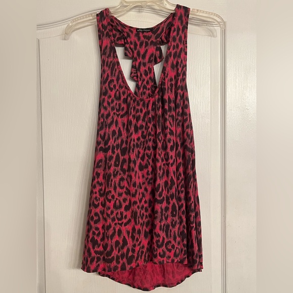 Pre-Owned Ella Moss Ruffle Racerback Tank Top - Picture 3 of 8